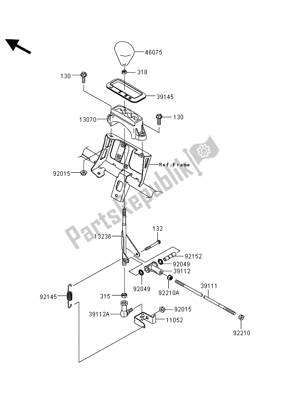 Todas las partes para Controlar de Kawasaki KVF 750 4X4 EPS 2013