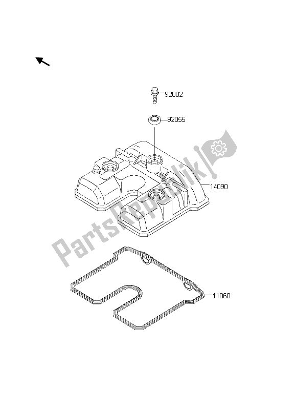 Wszystkie części do Cylinder Kawasaki KLX 300R 2000