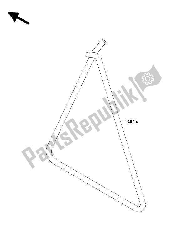 All parts for the Stand(s) of the Kawasaki KX 85 SW 2015