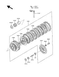 CLUTCH (ZX600AE025001&NAMI.051066)