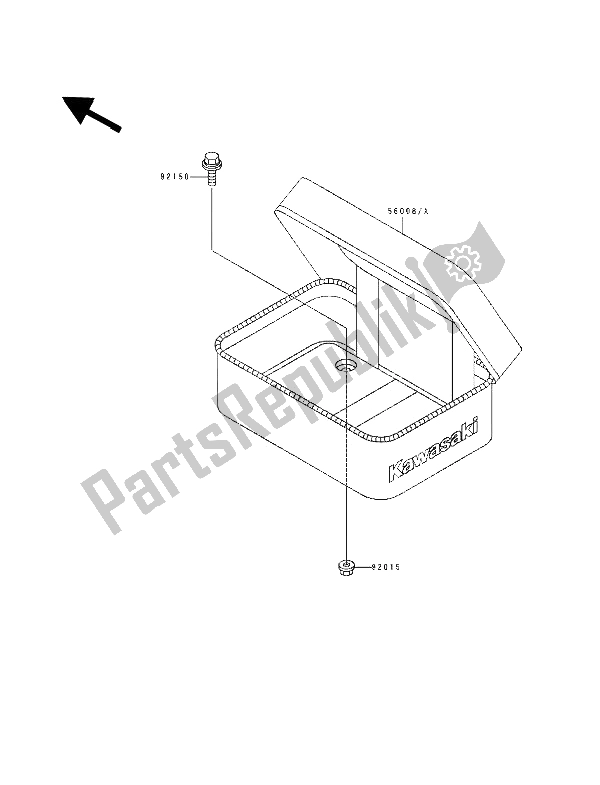 All parts for the Accessory of the Kawasaki KDX 200 1991