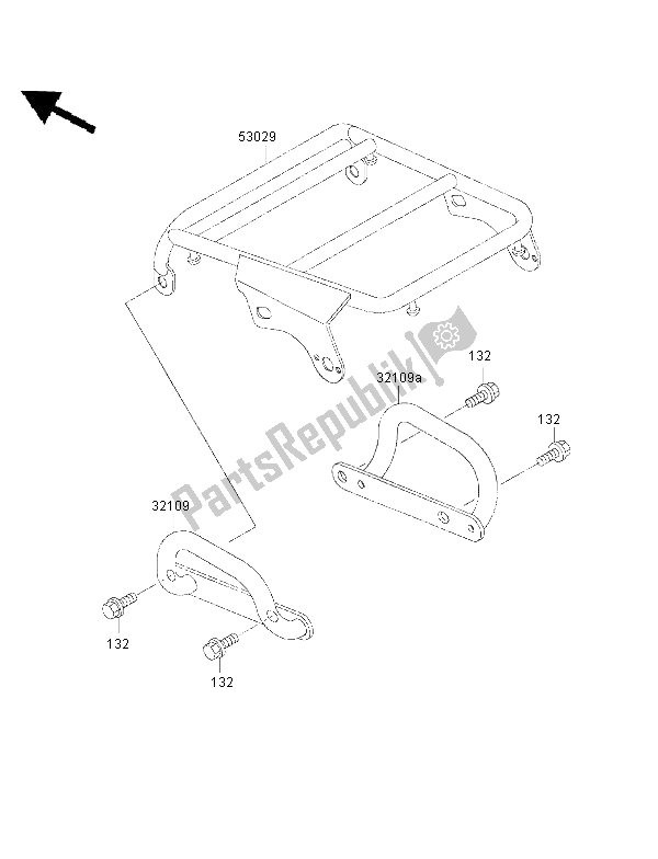 Tutte le parti per il Accessorio del Kawasaki KMX 125 1999