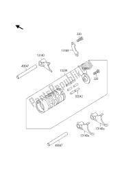 GEAR CHANGE DRUM & SHIFT FORK