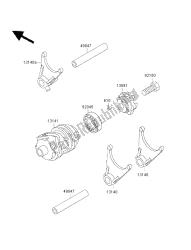 GEAR CHANGE DRUM & SHIFT FORK