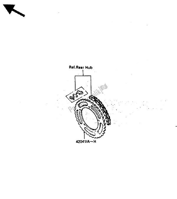 Tutte le parti per il Parti Opzionali del Kawasaki KX 80 1985