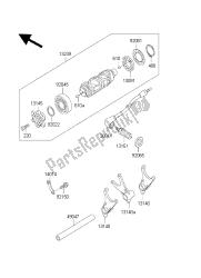 GEAR CHANGE DRUM & SHIFT FORK