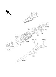 GEAR CHANGE DRUM & SHIFT FORK