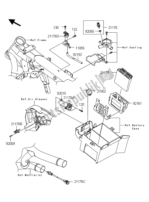 Toutes les pièces pour le Injection De Carburant du Kawasaki VN 1700 Classic ABS 2012