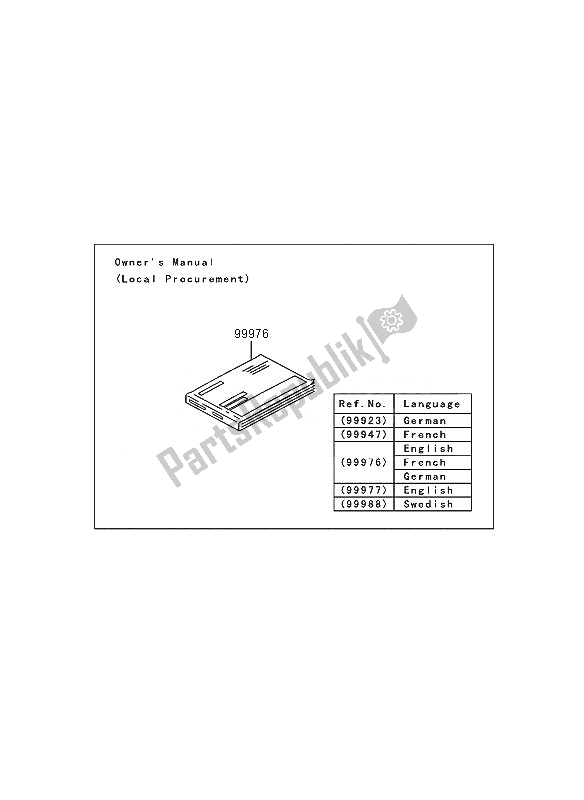 All parts for the Manual of the Kawasaki KVF 360 4X4 2005