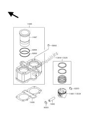 cylindre et piston (s)