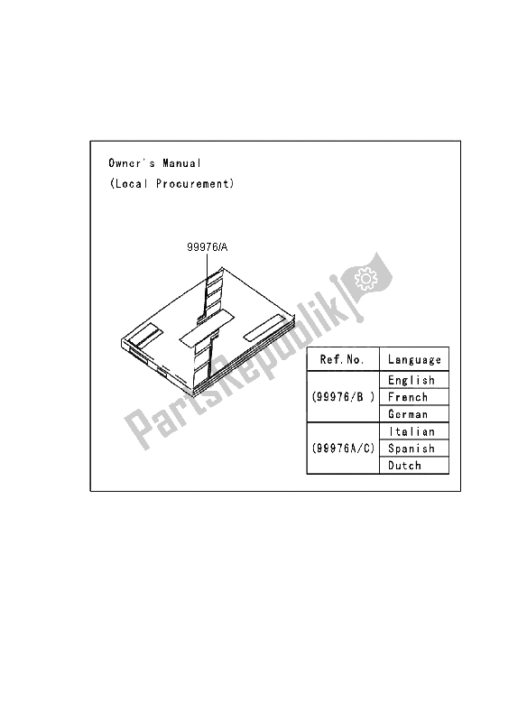 All parts for the Manual (eu) of the Kawasaki KX 85 SW LW 2008