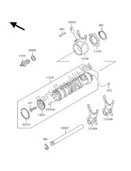 GEAR CHANGE DRUM & SHIFT FORK