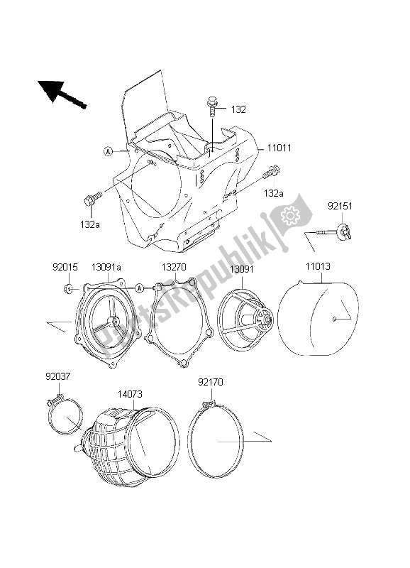 Toutes les pièces pour le Purificateur D'air du Kawasaki KX 85 SW 2003