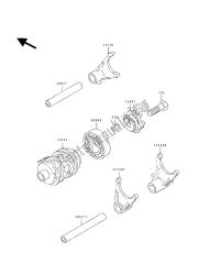 tambour de changement de vitesse et fourche (s) de changement de vitesse