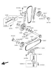 cadena de levas y tensor