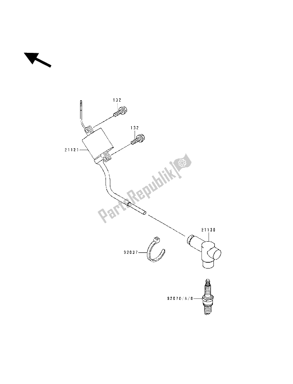 Todas las partes para Sistema De Encendido de Kawasaki KX 250 1994