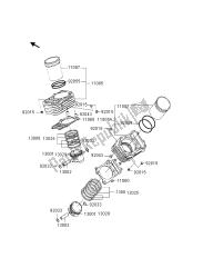 cylindre et piston (s)