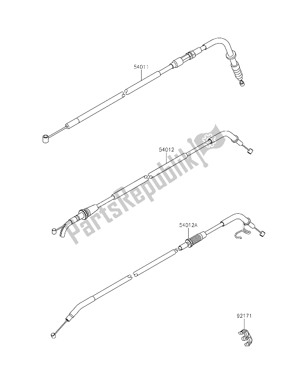 Wszystkie części do Kable Kawasaki Vulcan S ABS 650 2015