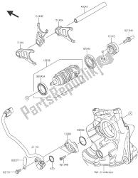 tambour de changement de vitesse et fourche (s) de changement de vitesse