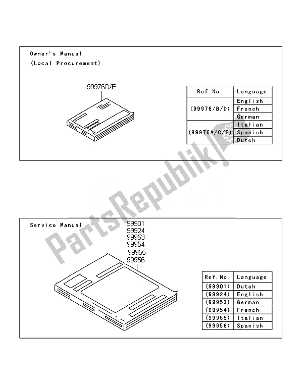 All parts for the Manual of the Kawasaki ER 6N ABS 650 2014