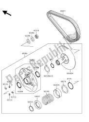 convertitore guidato e cinghia di trasmissione