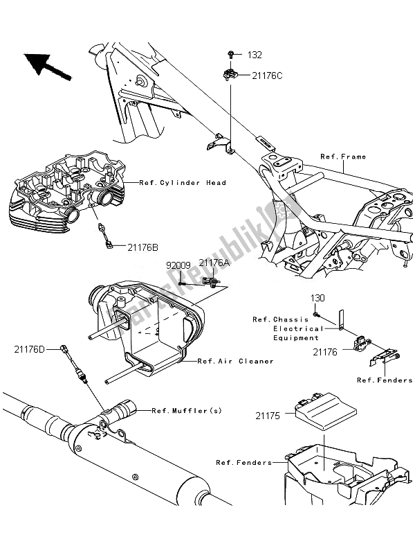 Todas as partes de Injeção De Combustível do Kawasaki W 800 2011