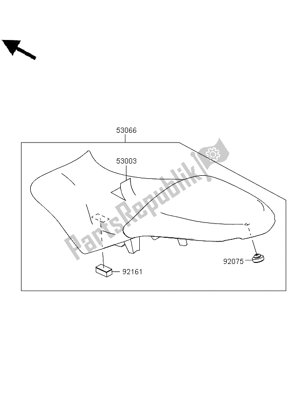 Todas las partes para Asiento de Kawasaki Versys 650 2012