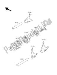 tambour de changement de vitesse et fourchette de changement de vitesse