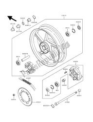 cubo traseiro (& nami.zr550b-024010)