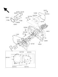 cubierta del motor derecha