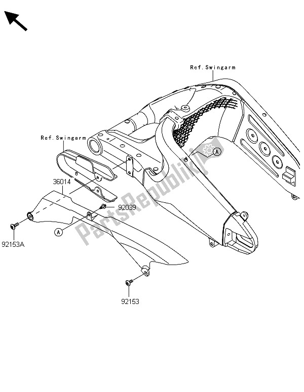 Wszystkie części do Os? Ona ? A? Cucha Kawasaki Ninja ZX 6R ABS 600 2013