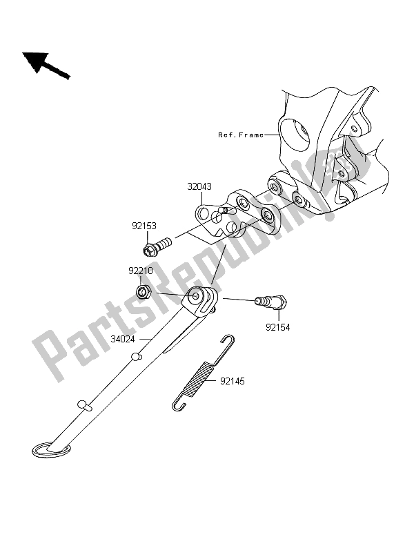 Todas las partes para Estar de Kawasaki Z 1000 SX ABS 2011