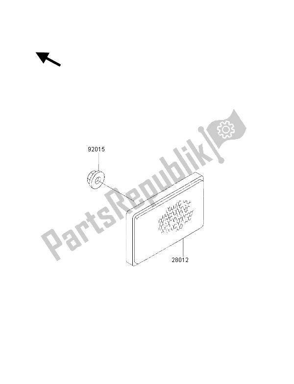 Todas las partes para Reflectores de Kawasaki KVF 400 2002