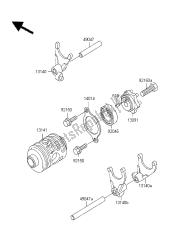 GEAR CHANGE DRUM & SHIFT FORK