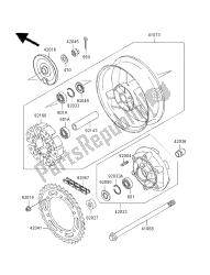 REAR WHEEL & CHAIN