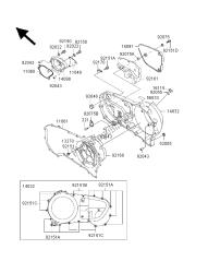 cubierta del motor derecha