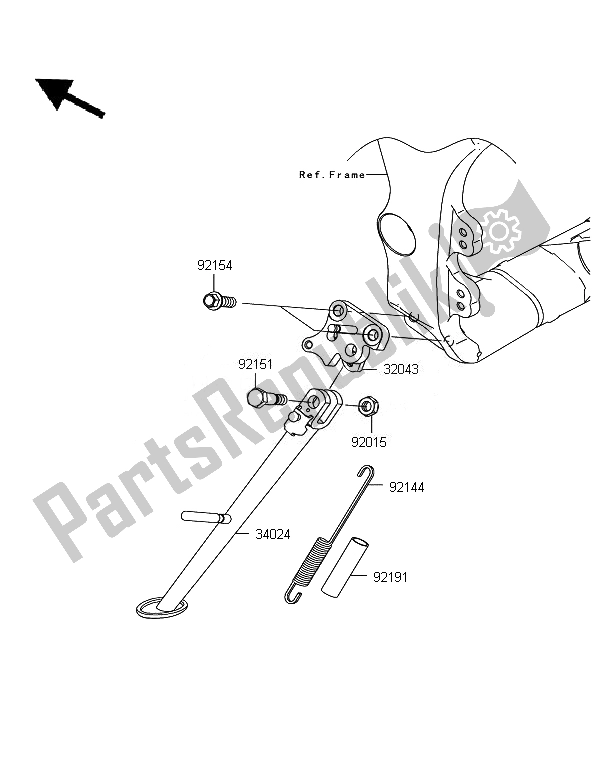 Todas las partes para Estar de Kawasaki Ninja ZX 10R ABS 1000 2011