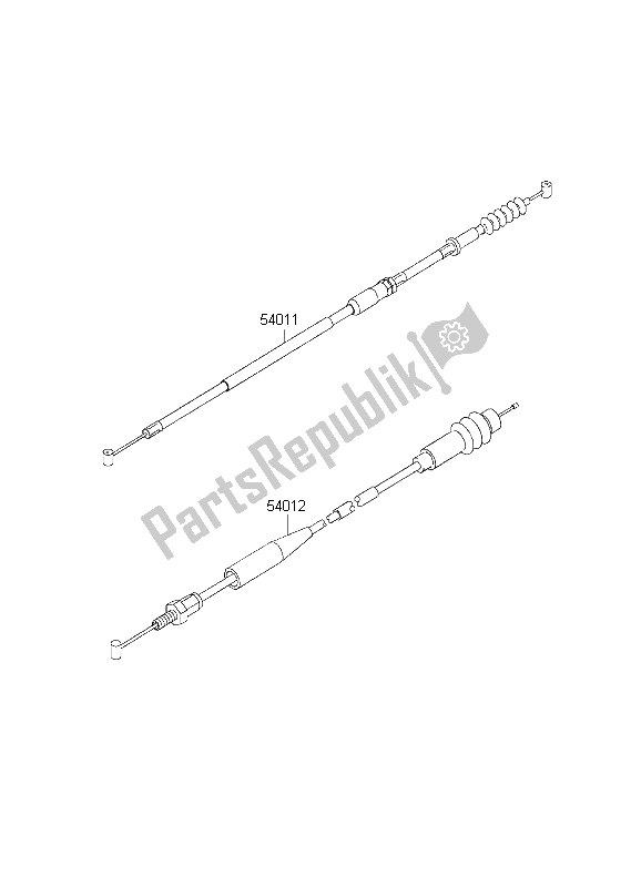 Wszystkie części do Kable Kawasaki KX 125 2003