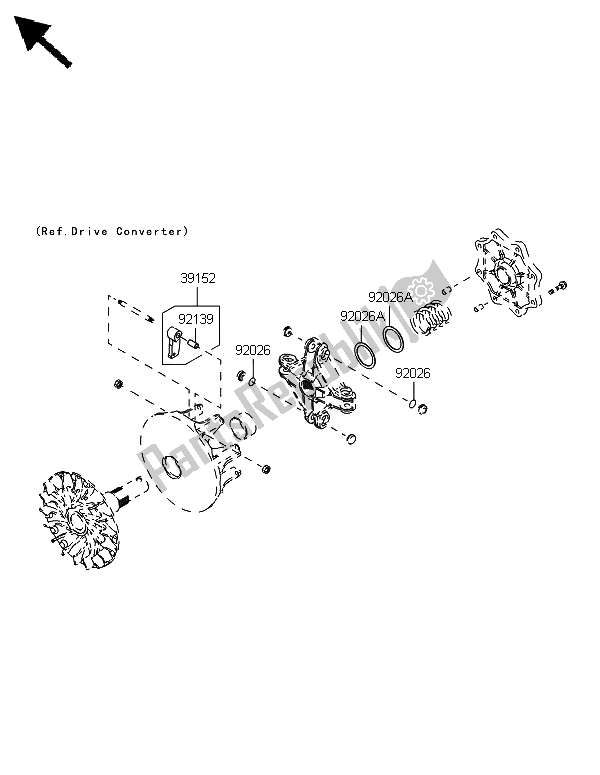 Todas las partes para Partes Opcionales de Kawasaki Brute Force 750 4X4I Epsgef 2014