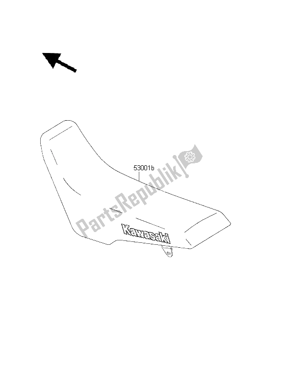 Tutte le parti per il Posto A Sedere del Kawasaki KLX 300R 2001