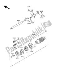 tambour de changement de vitesse et fourche (s) de changement de vitesse