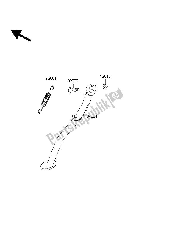 Toutes les pièces pour le Supporter du Kawasaki D Tracker 125 1999