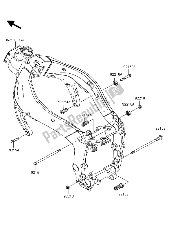 Toutes les pièces pour le Montage Moteur du Kawasaki Ninja ZX 6R 600 2009