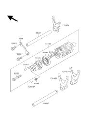 GEAR CHANGE DRUM & SHIFT FORK