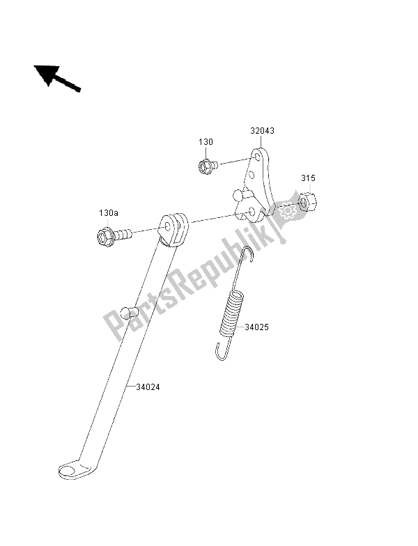 Toutes les pièces pour le Supporter du Kawasaki KX 60 2001