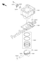 cylindre et piston (s)