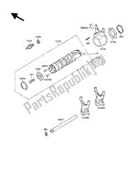 tambour de changement de vitesse et fourche (s) de changement de vitesse