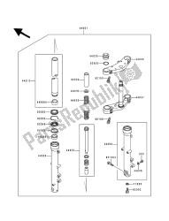 przedni widelec (ZR750c-026126 i nami.038583)