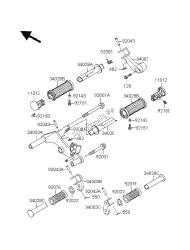 apoios para os pés