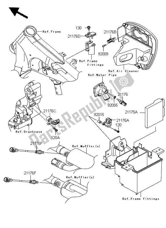 Todas las partes para Inyección De Combustible de Kawasaki VN 900 Custom 2010